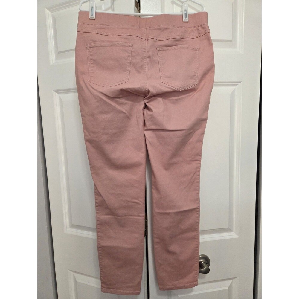 Hannah Women's Stretch Pull On Pants, Light Pink, Large, Spring Summer - Picture 2 of 7
